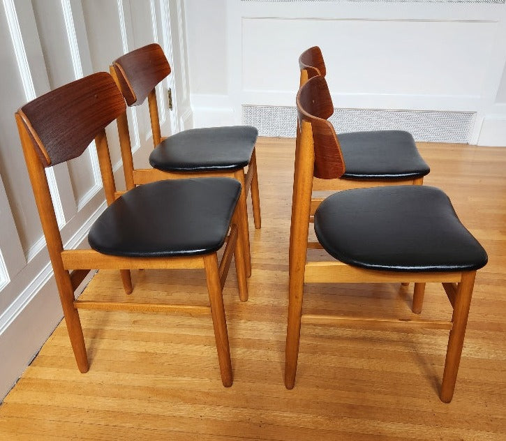 Danish Teak and Beech MCM Dining Chairs – Cook Street Vintage
