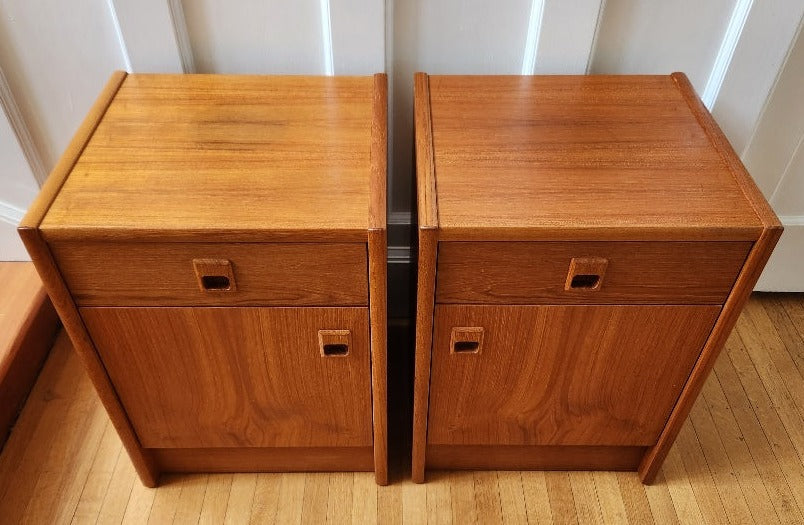 Teak MCM Bedside Tables – Cook Street Vintage