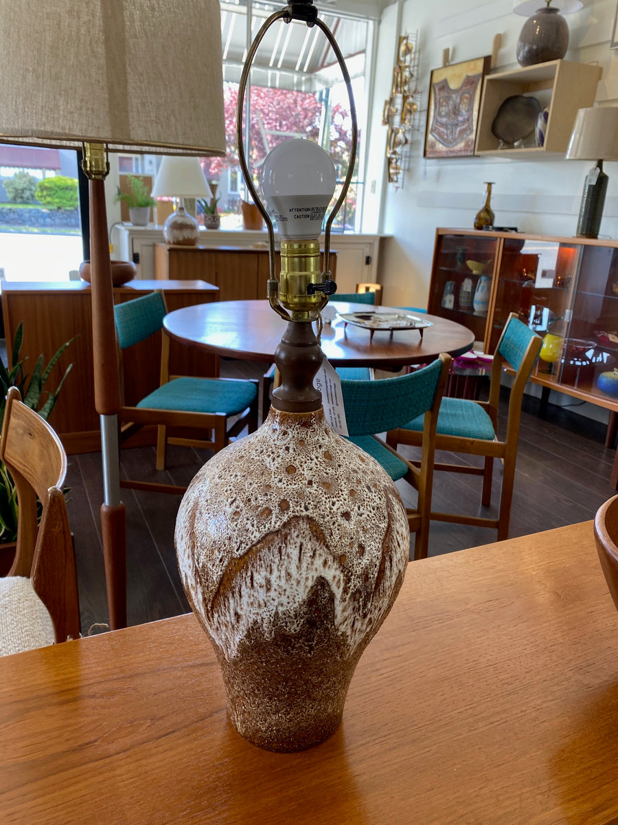 Gorgeous Foam Glaze Table Lamp by Maurice Chalvignac – Cook Street