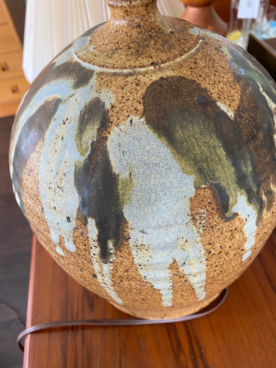 West Vancouver Studio Pottery Lamp by Joseph Mihalik Cook Street Vintage