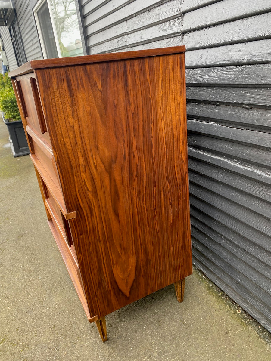 MCM Walnut Dresser Cook Street Vintage
