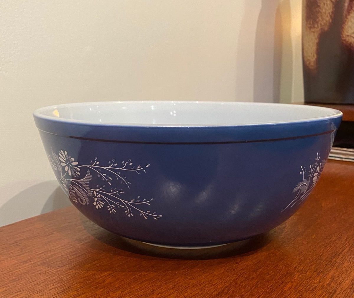 Vintage Pyrex Colonial Mist Mixing Bowls Rare All Blue Bowls 