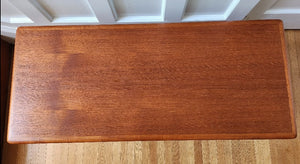 Two-Tier Danish Teak and Cane Coffee Table by Trioh