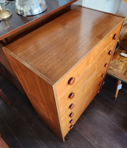 Danish Teak 6 Drawer Dresser