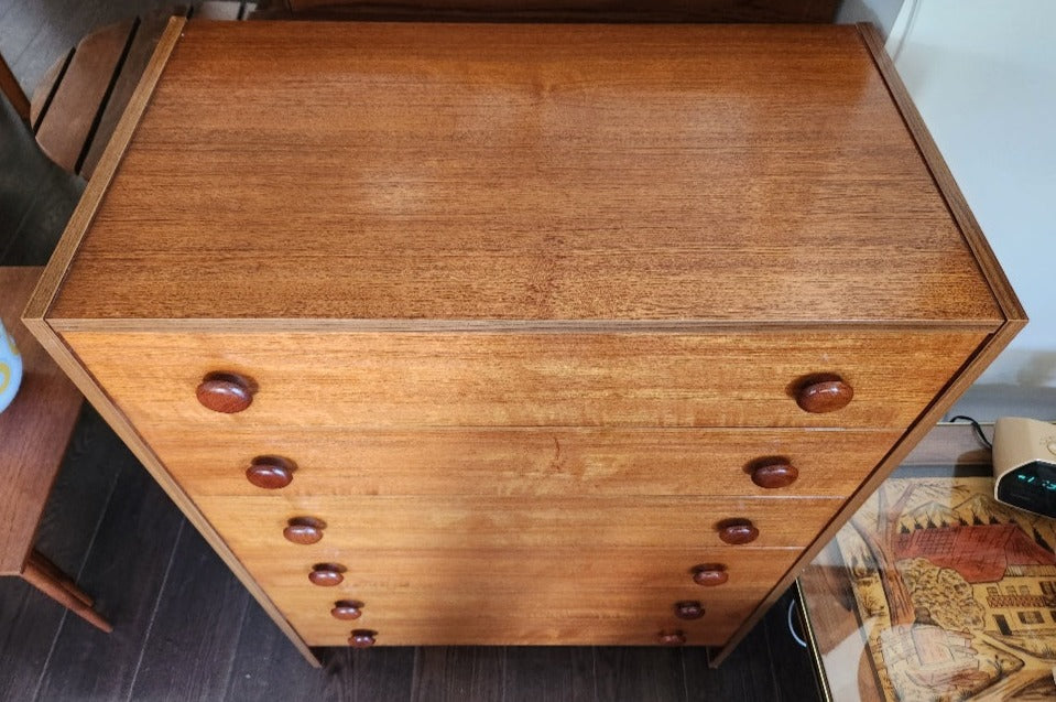 Danish Teak 6 Drawer Dresser
