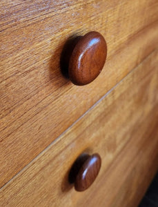 Danish Teak 6 Drawer Dresser
