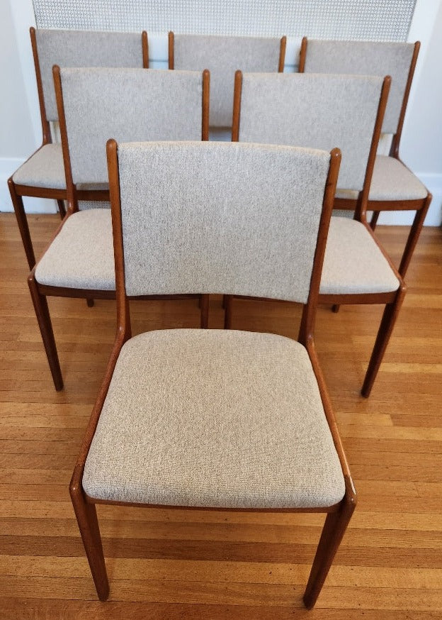 Set of 6 MCM Teak Dining Chairs
