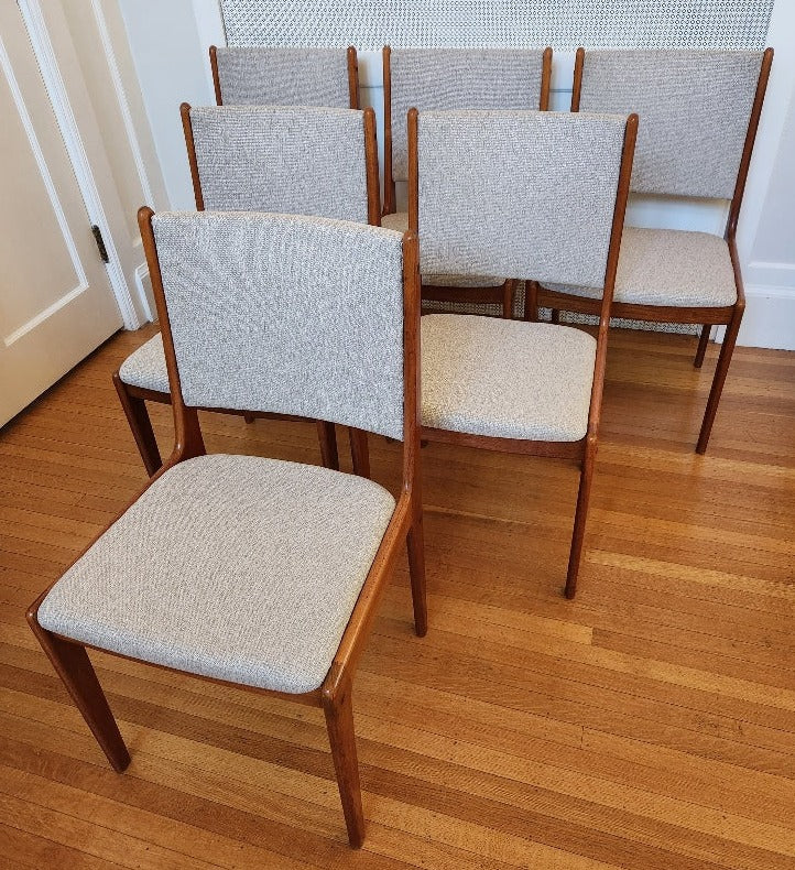 Set of 6 MCM Teak Dining Chairs