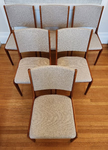 Set of 6 MCM Teak Dining Chairs