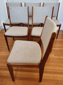Set of 6 MCM Teak Dining Chairs