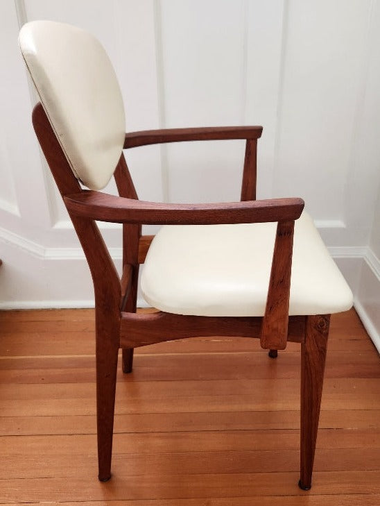 Set of 4 Teak Arm Chairs