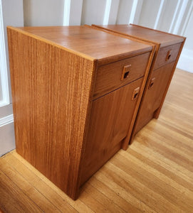 Teak MCM Bedside Tables