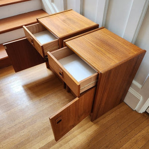 Teak MCM Bedside Tables