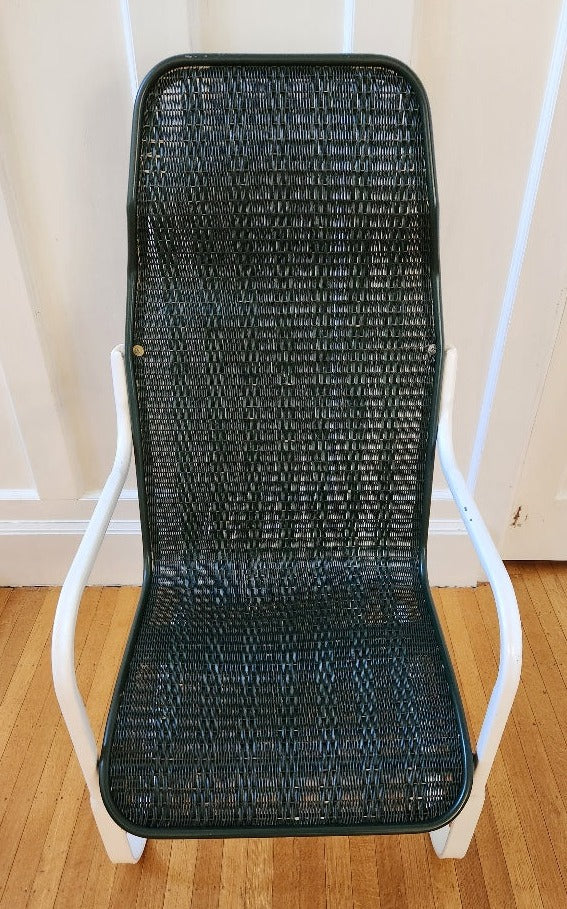 Green Wicker Patio Chair by Lloyd
