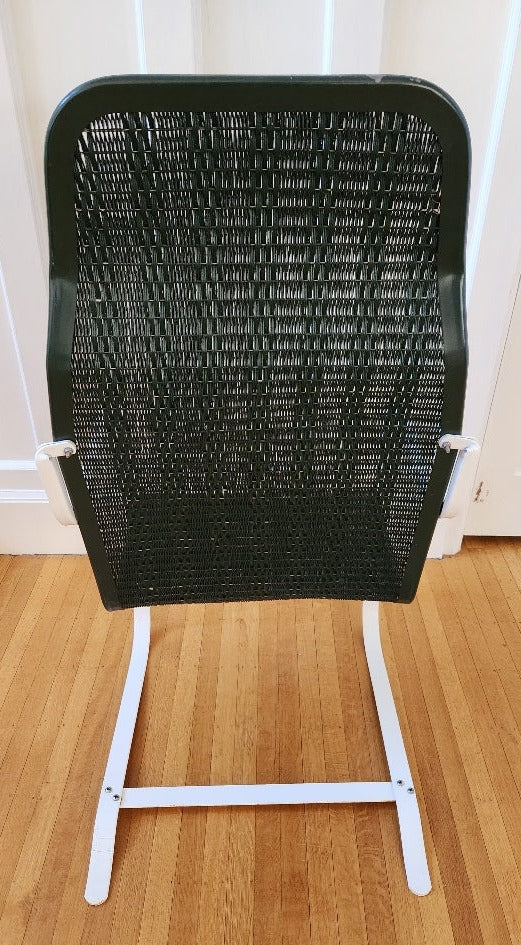 Green Wicker Patio Chair by Lloyd