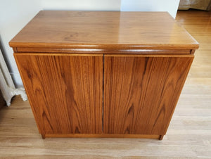 2 Door Danish Teak Cabinet