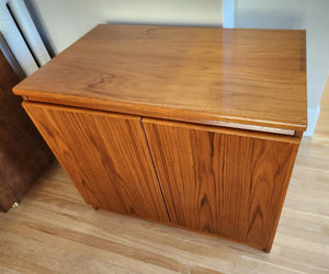 2 Door Danish Teak Cabinet