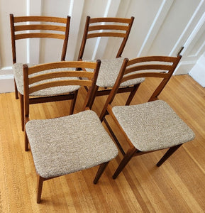 Vintage MCM Teak Dining Chairs