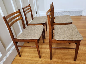 Vintage MCM Teak Dining Chairs