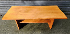 Teak Coffee Table with Shelf