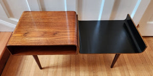 Bentwood Teak Telephone Table / Bench