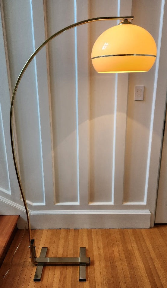 Vintage Brass Arc Lamp