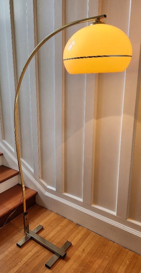 Vintage Brass Arc Lamp