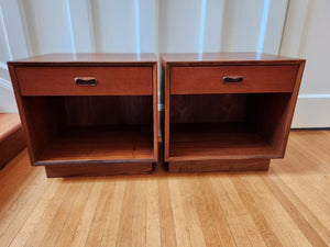 Pair of Teak Night Stands by Punch Designs