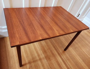 Compact MCM Teak Dining Table - Top