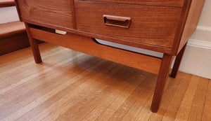 Danish Teak Secretary Desk by Dyrlund