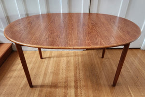 MCM Teak Oval Dining Table