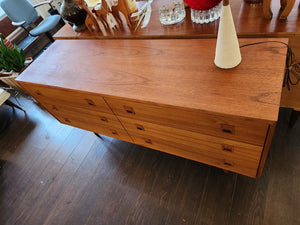 Teak Mobican 6 Drawer Dresser