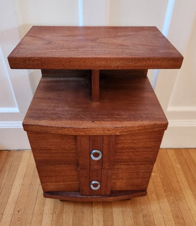 Art Deco Bedside Table - front
