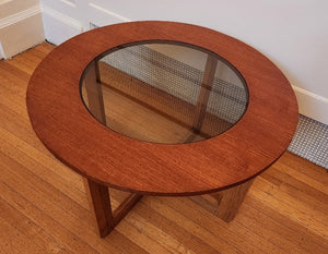 Small Round Teak Coffee Table