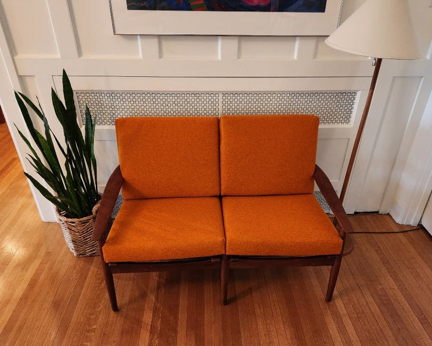 Svend Age Eriksen Teak Loveseat - front