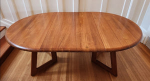 Solid Teak MCM Dining Table