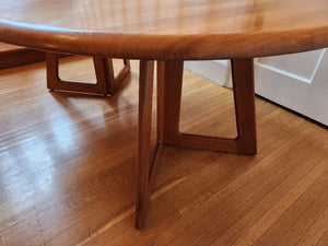 Solid Teak MCM Dining Table