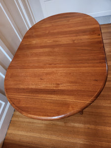 Solid Teak MCM Dining Table