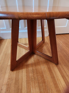 Solid Teak MCM Dining Table