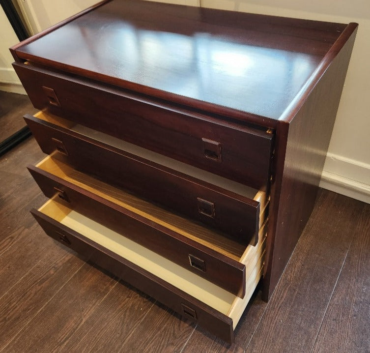Rosewood 4 Drawer Dresser