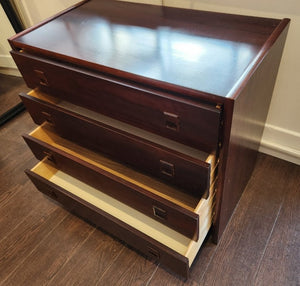 Rosewood 4 Drawer Dresser