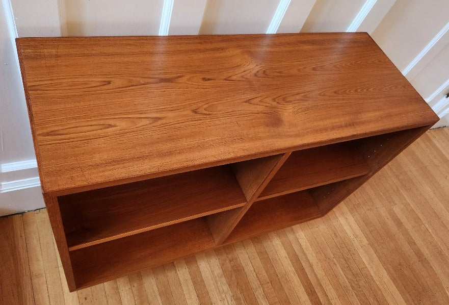 Open Teak MCM Shelving Unit