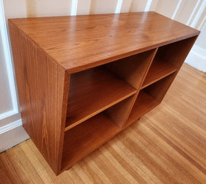 Open Teak MCM Shelving Unit