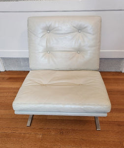 Danish Leather Lounge Chair by Centrum Mobler