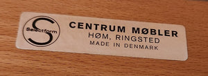 Danish Leather Lounge Chair by Centrum Mobler