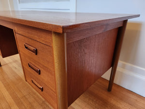 6 Drawer Teak Desk