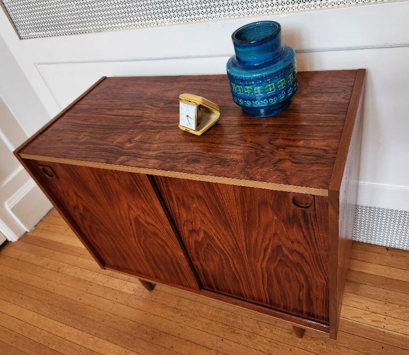 Teak Sliding Door Cabinet