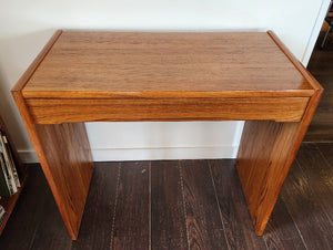 Small Teak Desk with Drawer