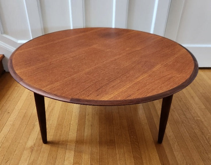 Huber Round Coffee Table - Cook Street Vintage