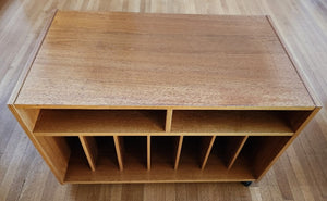 Compact Teak Entertainment Stand